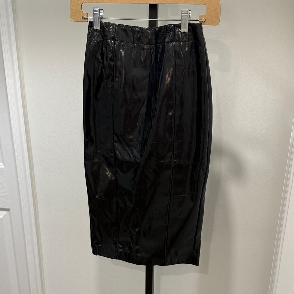 ASOS Midi Leather Pencil Skirt